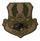 Tygmärke med Kardborre USAF USAFCENT MultiCam OCP