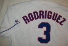 Texas Rangers #3 Rodriguez MLB Baseball skjorta: XL