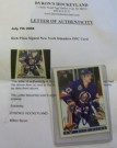 New York Islanders Rich Pilon Autograf