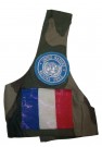 Brassard med flagga UN NU FN Främlingslegionen