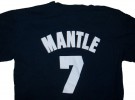 New York Yankees #7 Mantle MLB Baseball T-Shirt : S