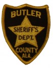 Butler Alabama Sheriff Police Tygmärke