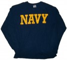 Navy+US+L/S+T-Shirt:+L