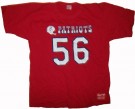 New England Patriots #56 Vintage T-Shirt NFL: XL
