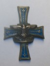Kennzeichen Stalingrad Kreuz Gold/Blau Original