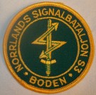 Förbandstecken Norrlands Signalbataljon Boden
