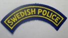 Polis Police Sweden Ärmmärke Båge Sverige