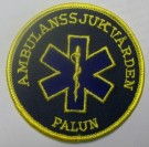 Tygmärke Ambulanssjukvården Falun Sverig