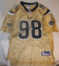 LA Rams #98 Wistrom NFL On-Field tröja: M