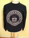 Sweatshirt Tröja USAF US Air Force SOFFE: XL