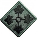 4th Infantry Division ACU Combat patch