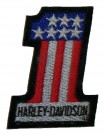 Harley-Davidson HD #1 patch tygmärke USA