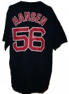 Boston Red Sox #56 Hansen MLB Baseball T-Shirt: XXL