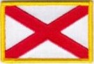Alabama State Flag Tygmärke