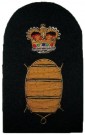 Ärmmärke Royal Navy svart: Mine