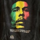 Jeansjacka Bob Marley Rasta Reggae Tuff Gong: L