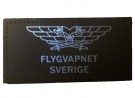Facktecken Flygförarmärke Flygvapnet Brun/Silver Sverige