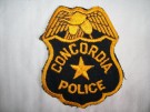 Concordia Kansas Police tygmärke