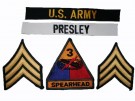 Elvis Presley Komplett kit för US Army skjorta