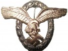 Fliegerabzeichen Luftwaffe Silber repro