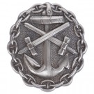 Verwundetenabzeichen Silber Marine WW1 DeLuxe repro