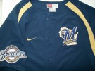 Milwaukee Brewers MLB Baseball skjorta: M
