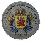Förbandstecken Norra Skånska Dragonregementet P 2/Fo 14