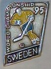Sverige VM Pin Hockey 1995