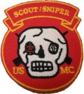 Scout Sniper USMC tygmärke