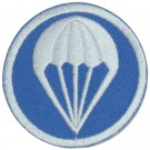 Garrison Cap Tygmärke US Army Para Airborne Blue WW2 repro