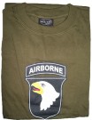 T-Shirt+101st+Airborne+OD+olivgrön