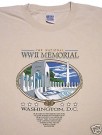 T-Shirt Memorial Washington DC WW2: L