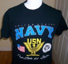 T-Shirt Sea is ours US Navy: L