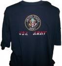 T-Shirt+US+Army+Broderad:+XXL
