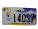 Utah Nummerplåt USA Olympics 2002
