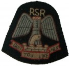 Uniformsmärke Raiding Support Regiment RSR WW2 Original typ