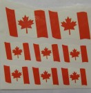 Flaggor Dekaler Klistermärken Canada