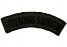Förbandstecken båge Tilläggstext Göteborgs Garnison