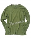 T-Shirt Combat oliv cotton Långärmad