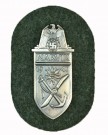 Ärmelschild+Narvik+Silber+WW2+repro