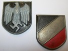 Hjälmsköldar+DAK+Afrika+Korps+WW2+original