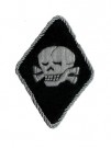 Ärmelabzeichen Waffen Totenkopf Offizier repro